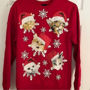 Christmas Cats Sweatshirt